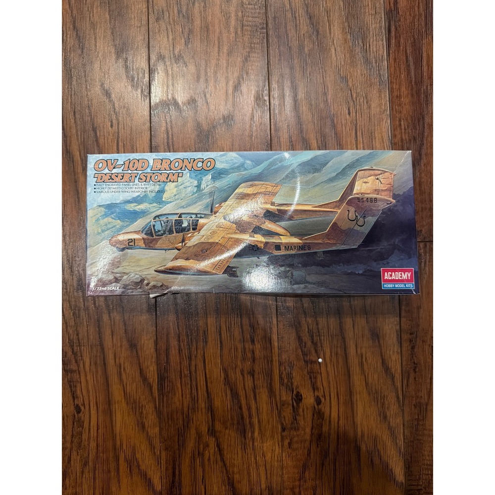 Academy 1/72 OV-10D Bronco Desert Storm Model Kit FA205 1680 US Marines